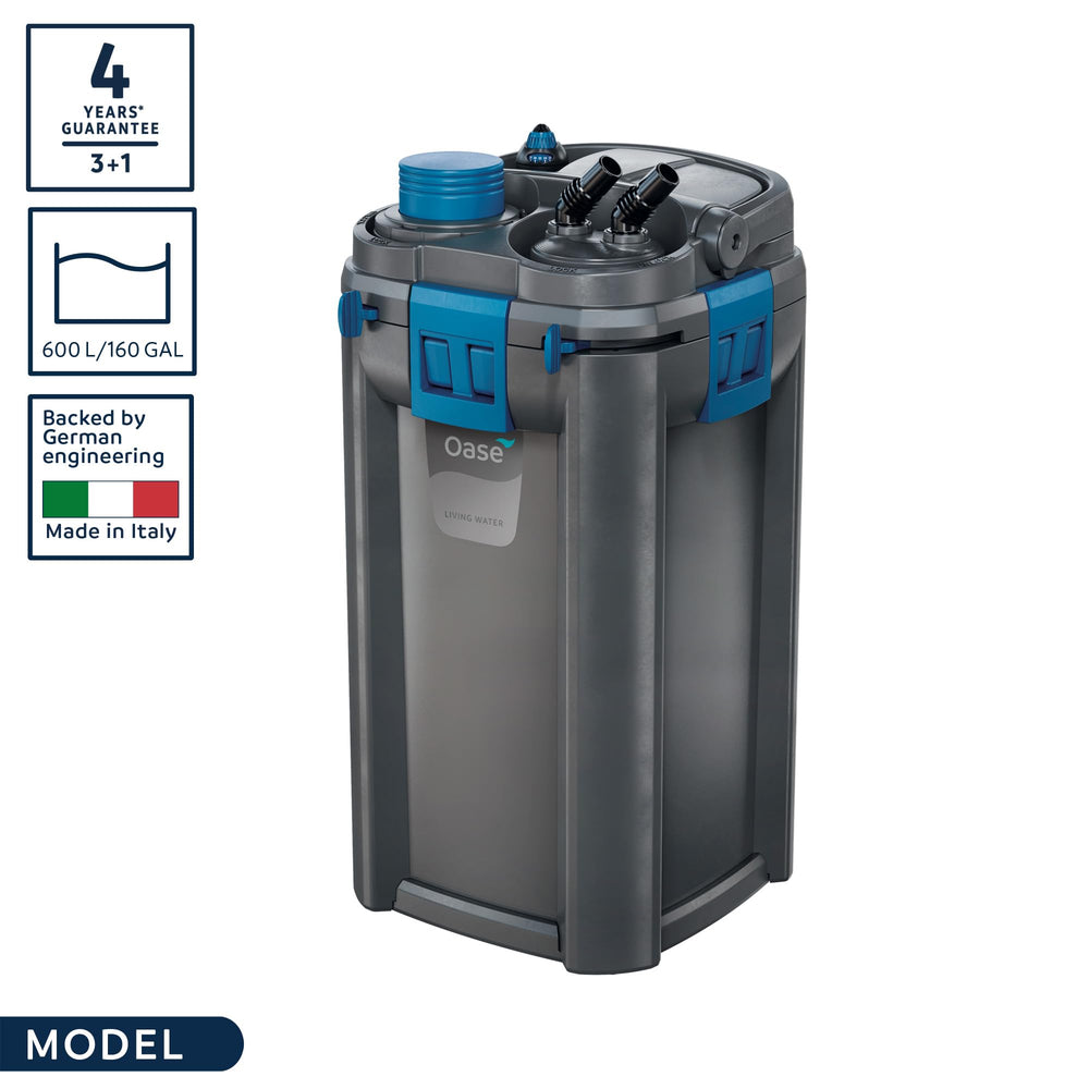 OASE Biomaster Thermo 600 compact design keeps equipment discreet.