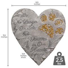OBSI dog memorial stone designed for garden display and reflection