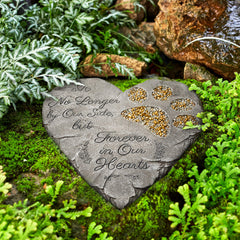 OBSI lightweight polyresin memorial stone easy garden placement