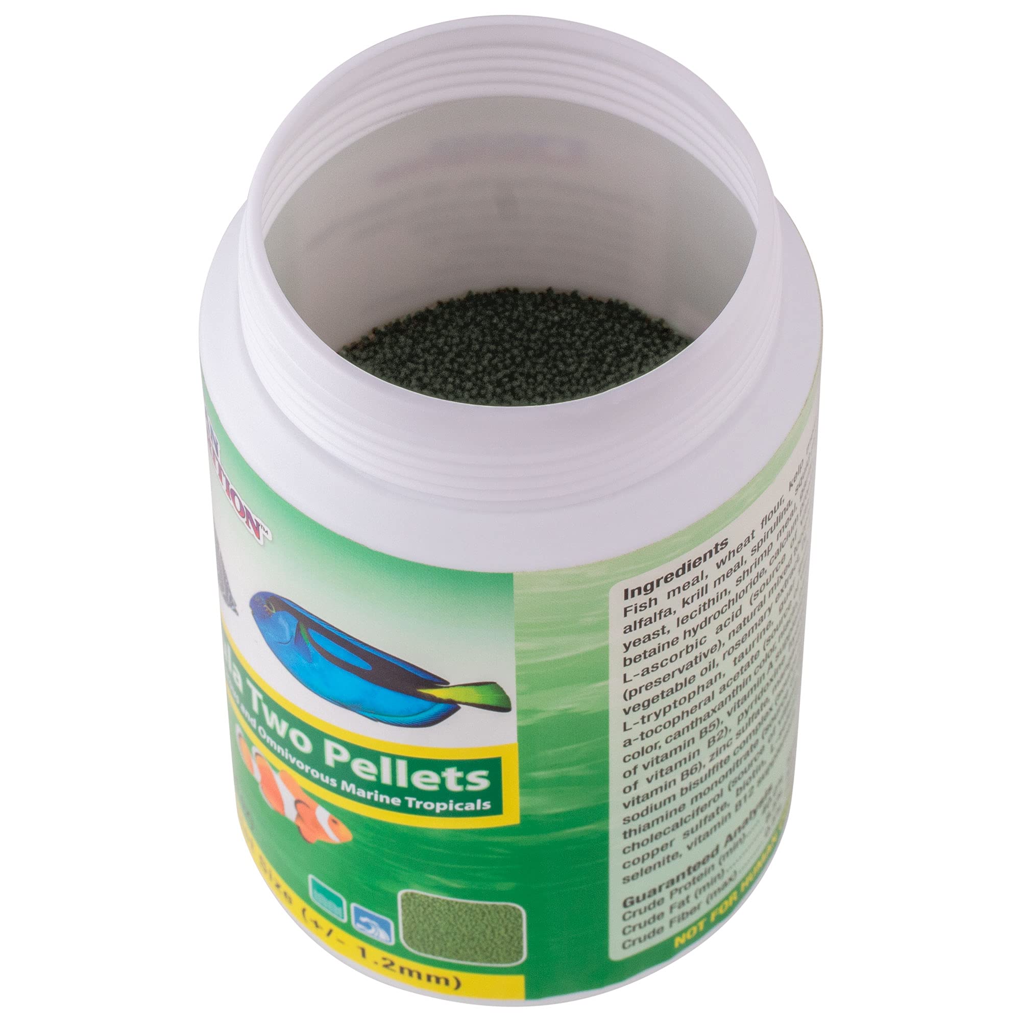 Ocean Nutrition Formula Two Pellets support herbivorous tangs in community tanks