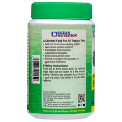 Ocean Nutrition Formula Two Pellets promote vibrant colors in herbivorous and omnivorous tropical fish