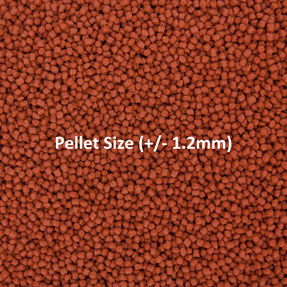 Ocean Nutrition non-clouding formula maintains water clarity while delivering nutritious tropical pellets.