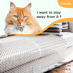 OCEANPAX alfombrilla disuasiva para gatos con pegatinas incluidas para fijación.