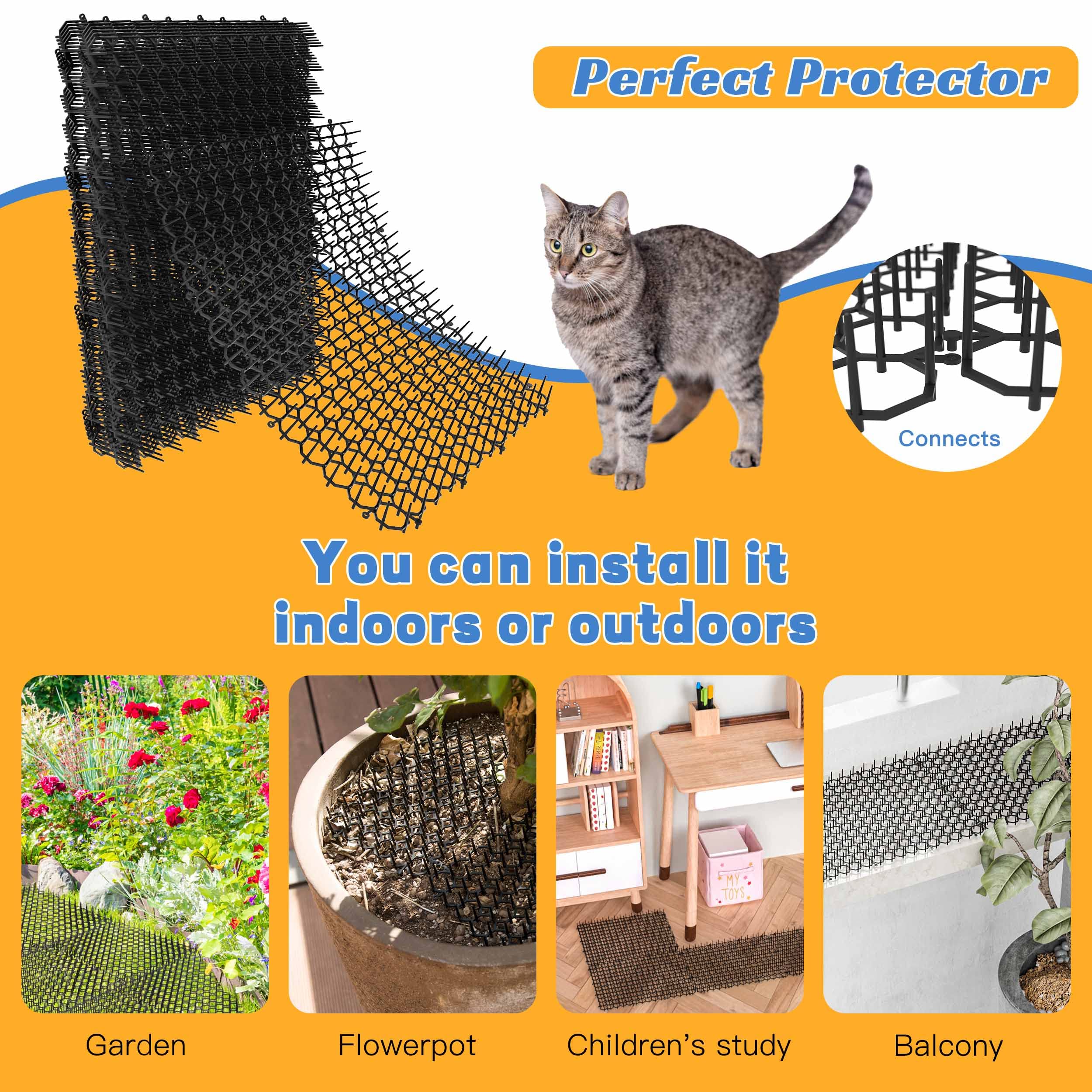 Oceanpax scat mat durable plastic spikes withstand daily wear
