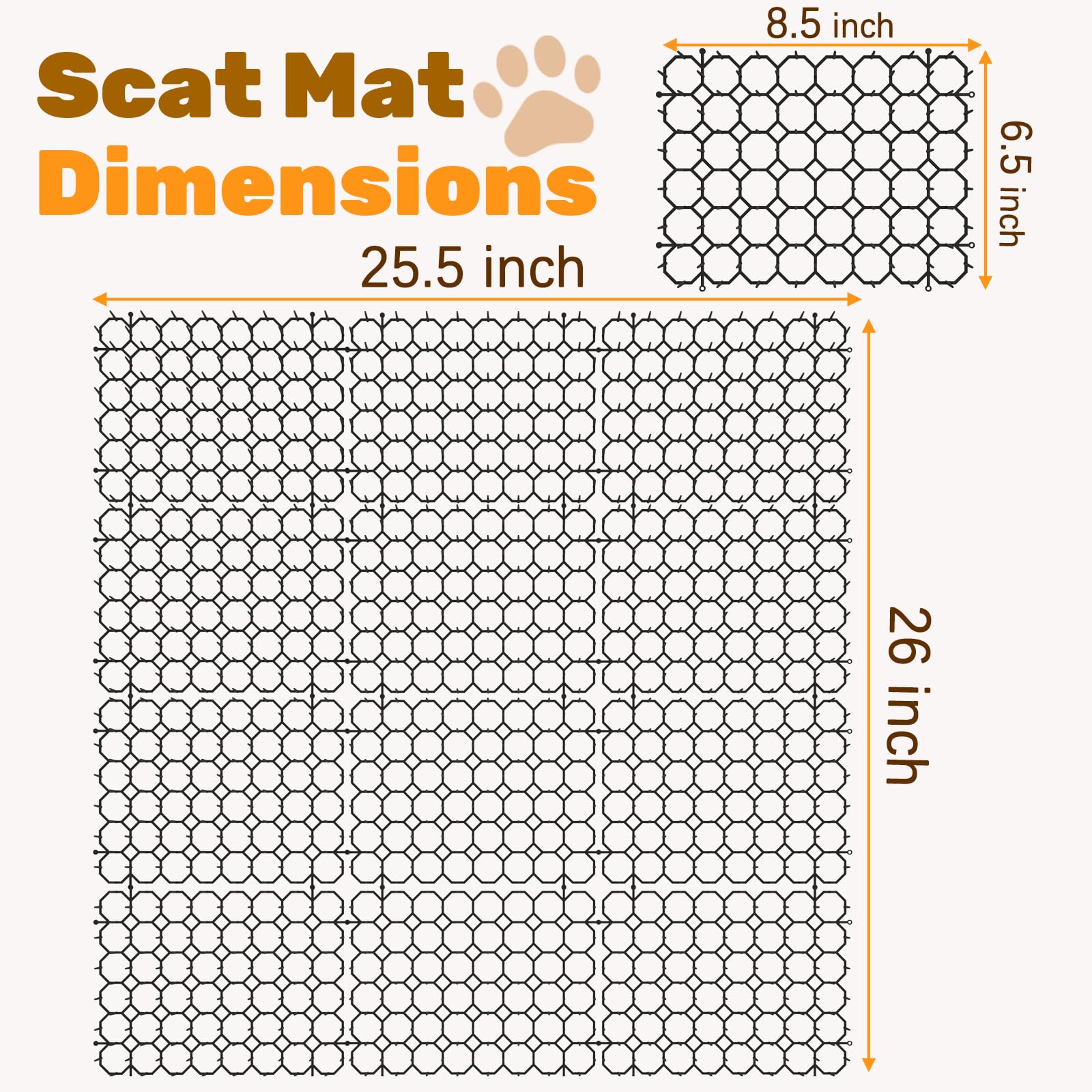 OceanPAX scat mat easy to install with flexible layout for quick room setup.