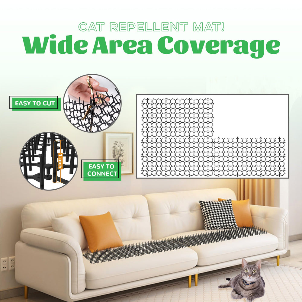 OCEANPAX scat mat easy-maintenance for quick cleaning after use.