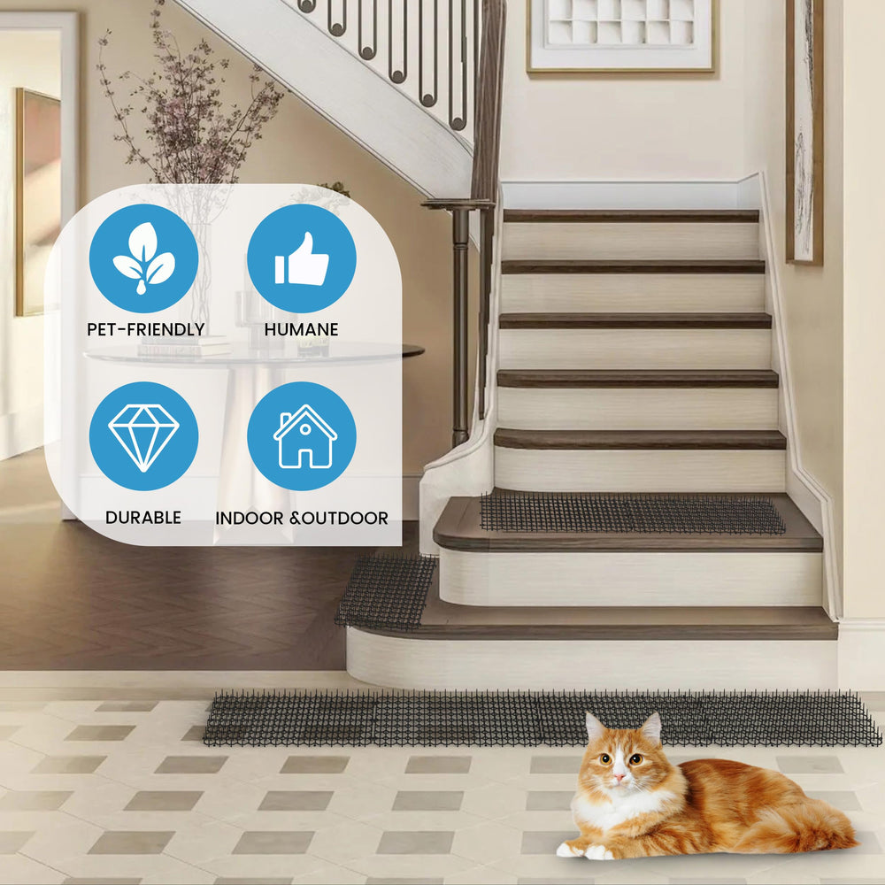 OceanPAX scat mat cat deterrent mat withstands outdoor conditions