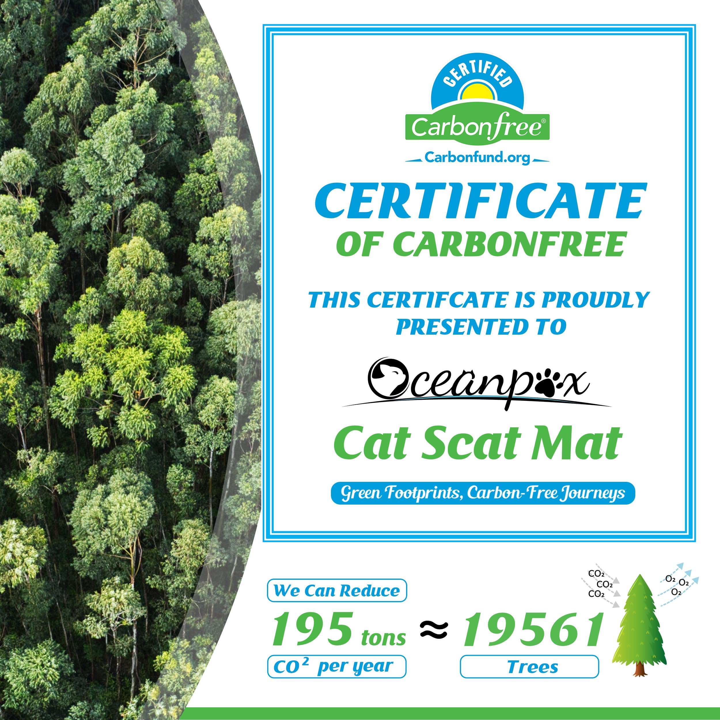 OceanPAX scat mat spikes closeup highlights plant-based deterrent