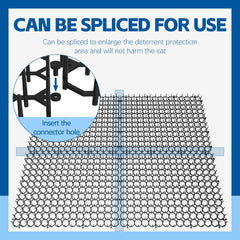 OceanPax scat mat spikes detail reveals deterrent design