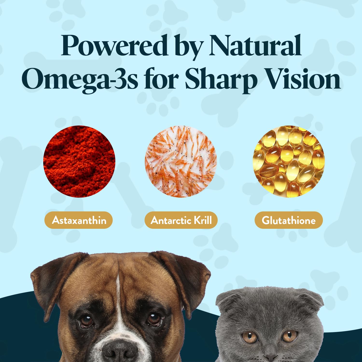 OcluVet Vision Chews con omega-3 para nutrición ocular
