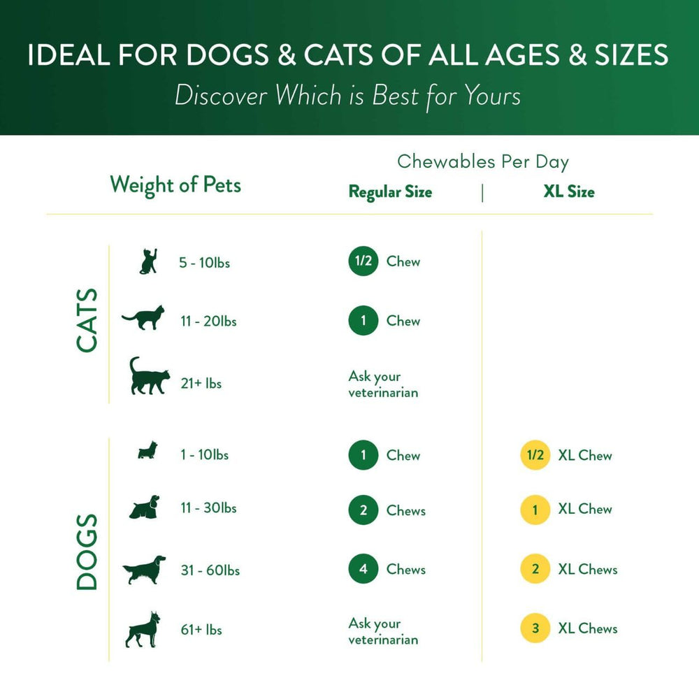 Ocu-GLO routine-use: easy daily chew integrated into pet care.