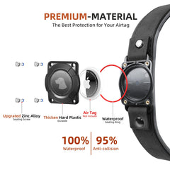 Odokele AirTag collar with reflective strip boosts visibility during evening walks