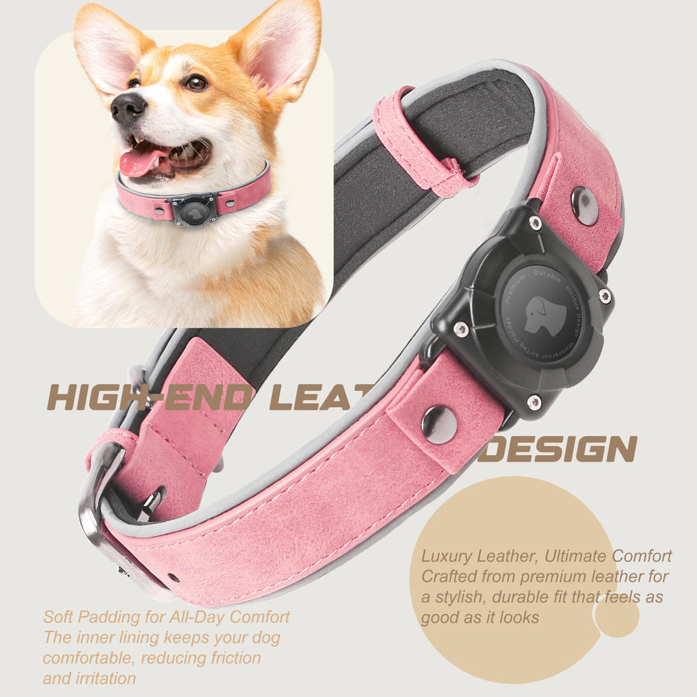 Odokele AirTag Collar reflective strip boosts visibility for safe walks
