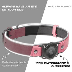 Odokele AirTag Collar soft padded interior offers comfortable, chafe-free wear
