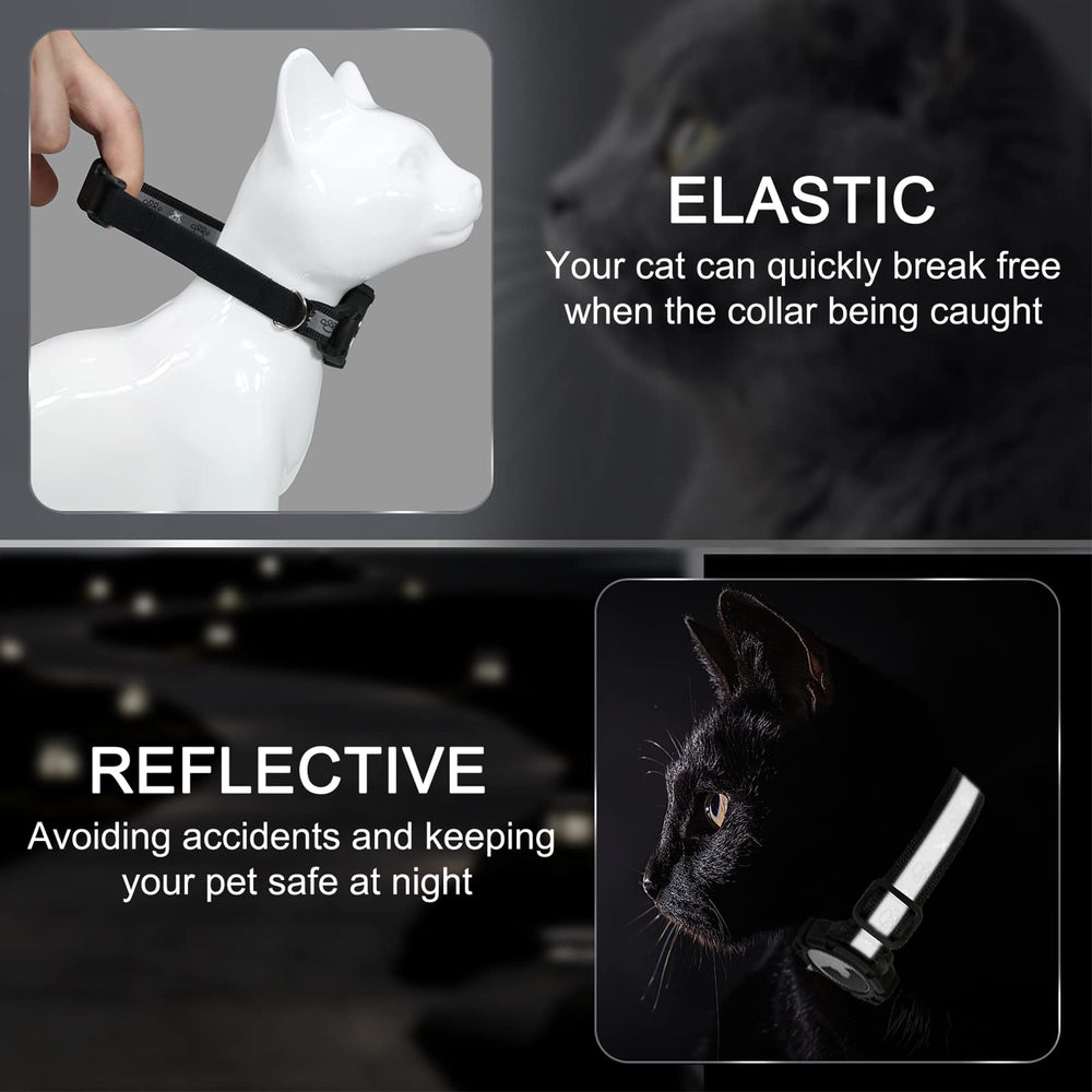 Odokele integrated AirTag holder on collar securing the device