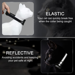Odokele integrated AirTag holder on collar securing the device