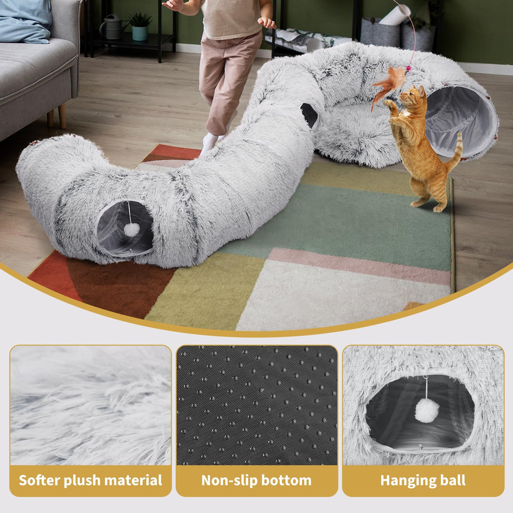 Odoland tunnel bottom with non-slip design for stable play
