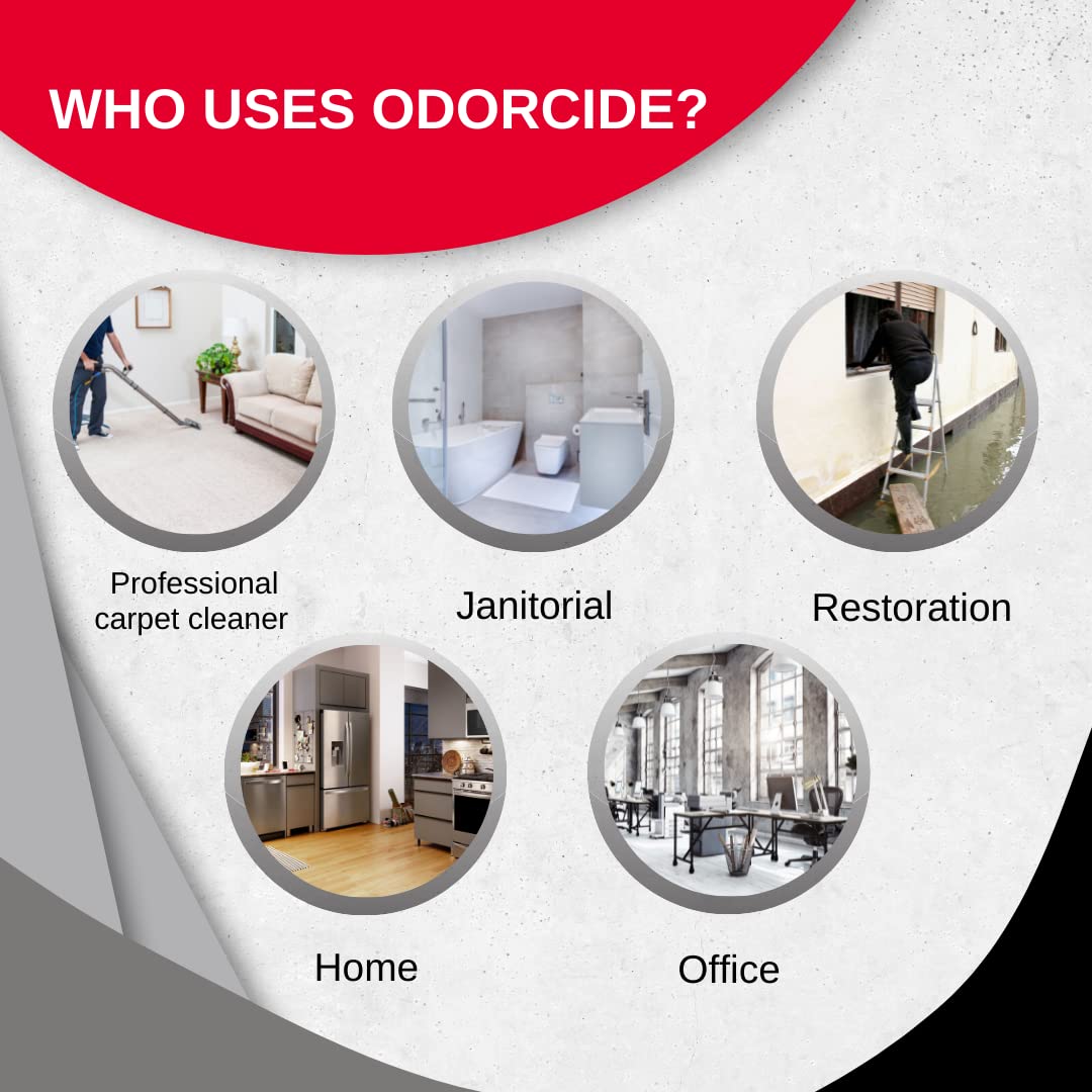 Odorcide 210 apply and saturate step to reach odor sources