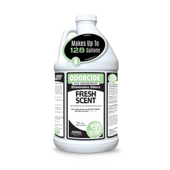 Odorcide Fresh Scent concentrate bottle neutralizes pet and smoke odors