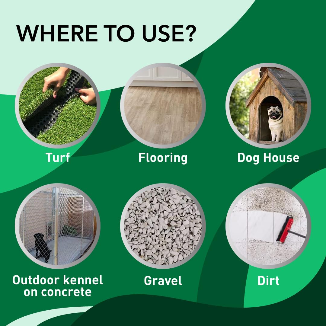 Odorcide KOE kennel application with pump sprayer demonstrates large-area odor treatment