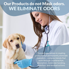 Odorcide K O E bottle label highlights non-enzymatic formula for safe use.