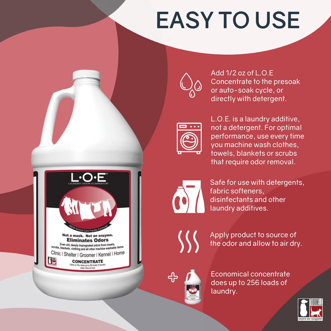 Odorcide Laundry Odor Eliminator label closeup highlighting safe non-enzymatic formula