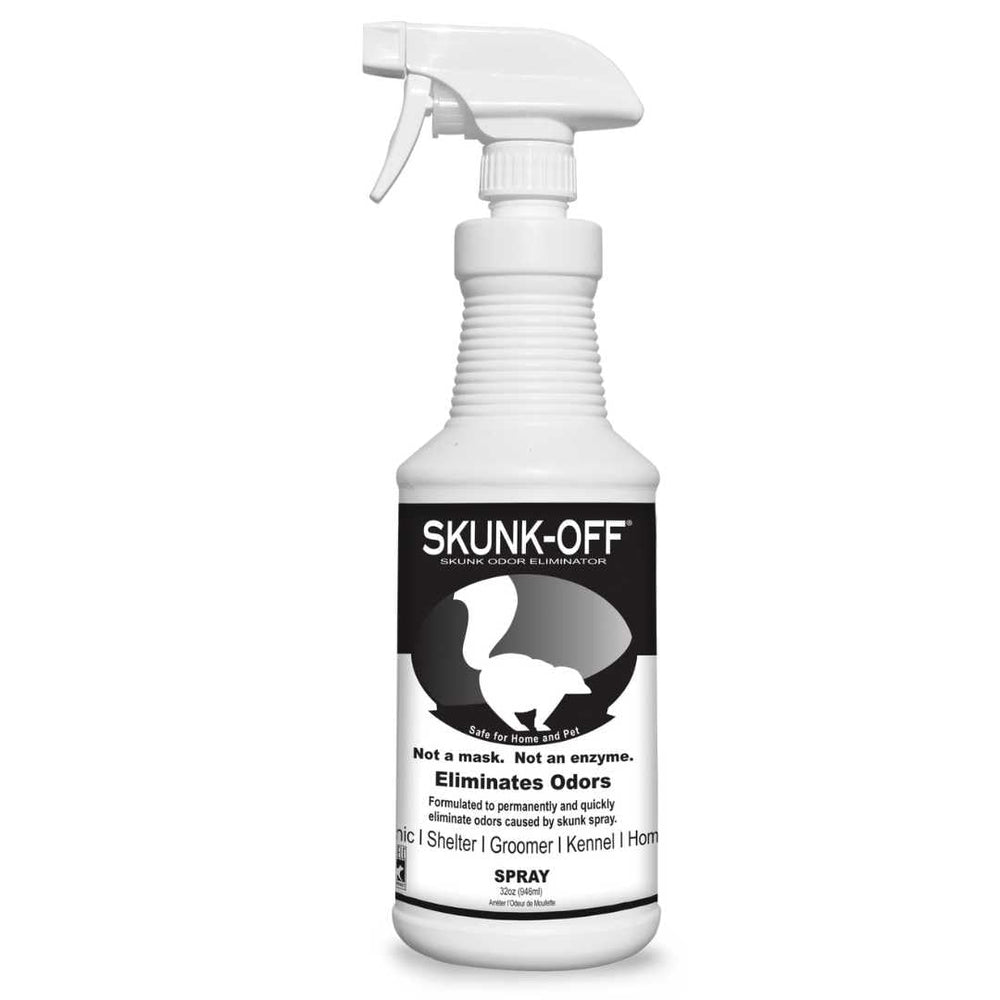 Odorcide Skunk Off 32oz bottle ready-to-use odor eliminator for homes and cars