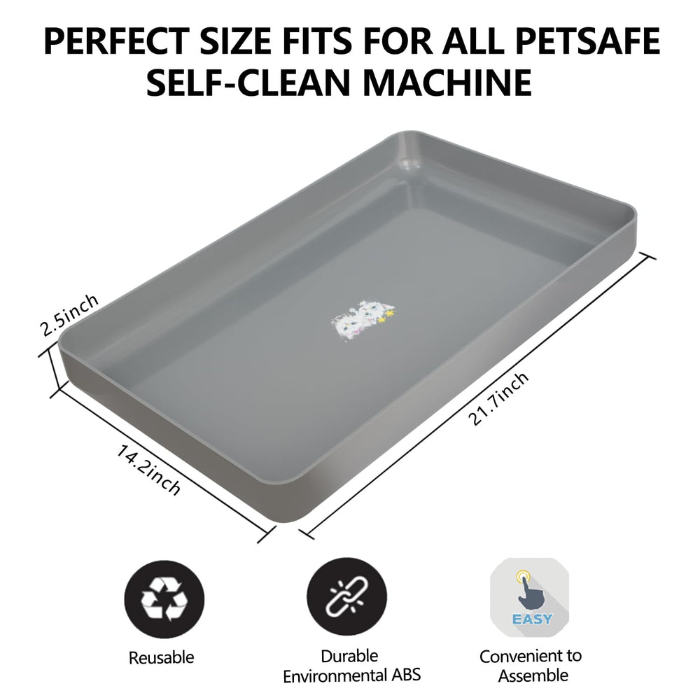 Odour and stain resistant cat litter tray keeps living areas fresher