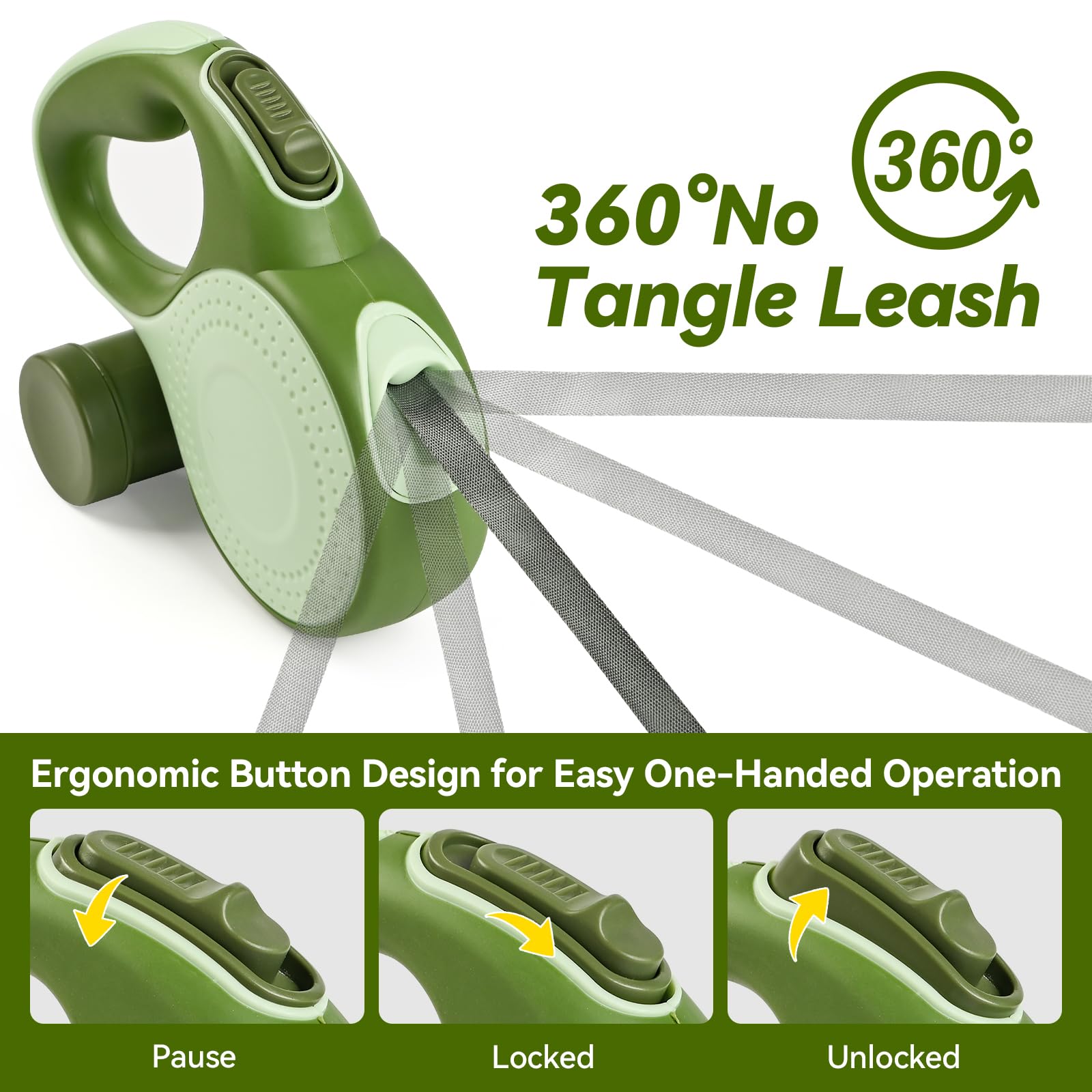 ODRIEW leash with LED light enables safer night walks for dogs