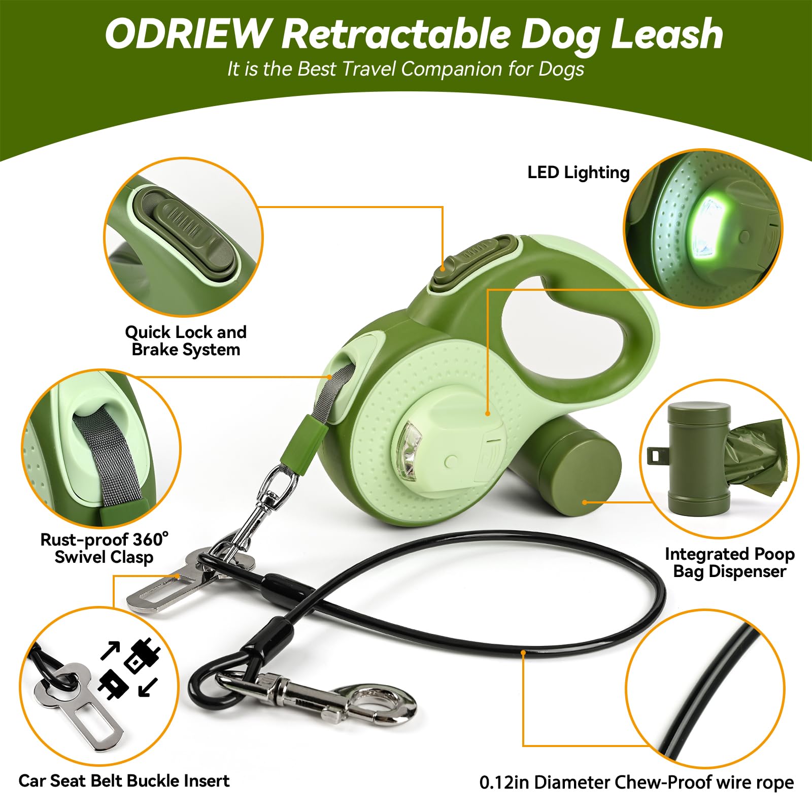 ODRIEW one-handed brake and lock offers instant control with a grip