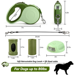 ODRIEW leash shows steel cable detail highlighting chew-proof durability for dogs