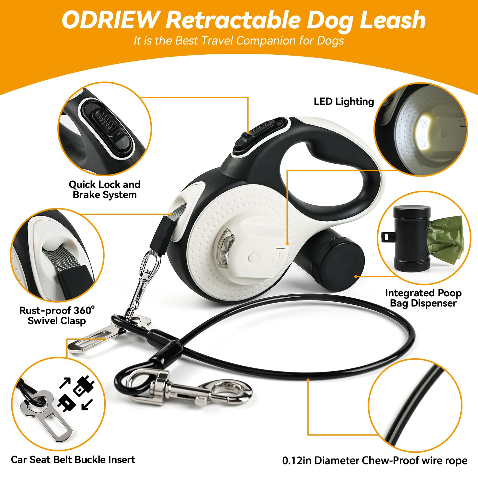 ODRIEW one-hand brake and lock system for instant control
