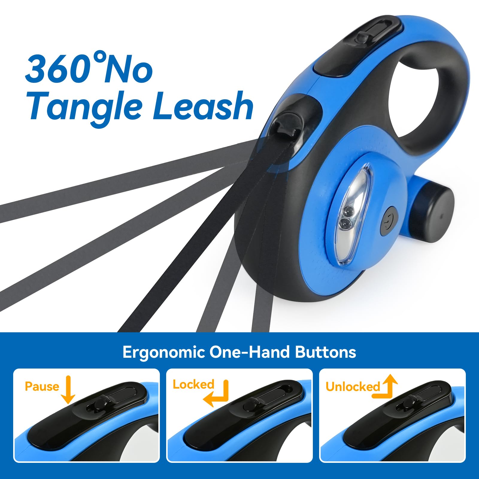 ODRIEW poop bag holder enables quick cleanup during walks.