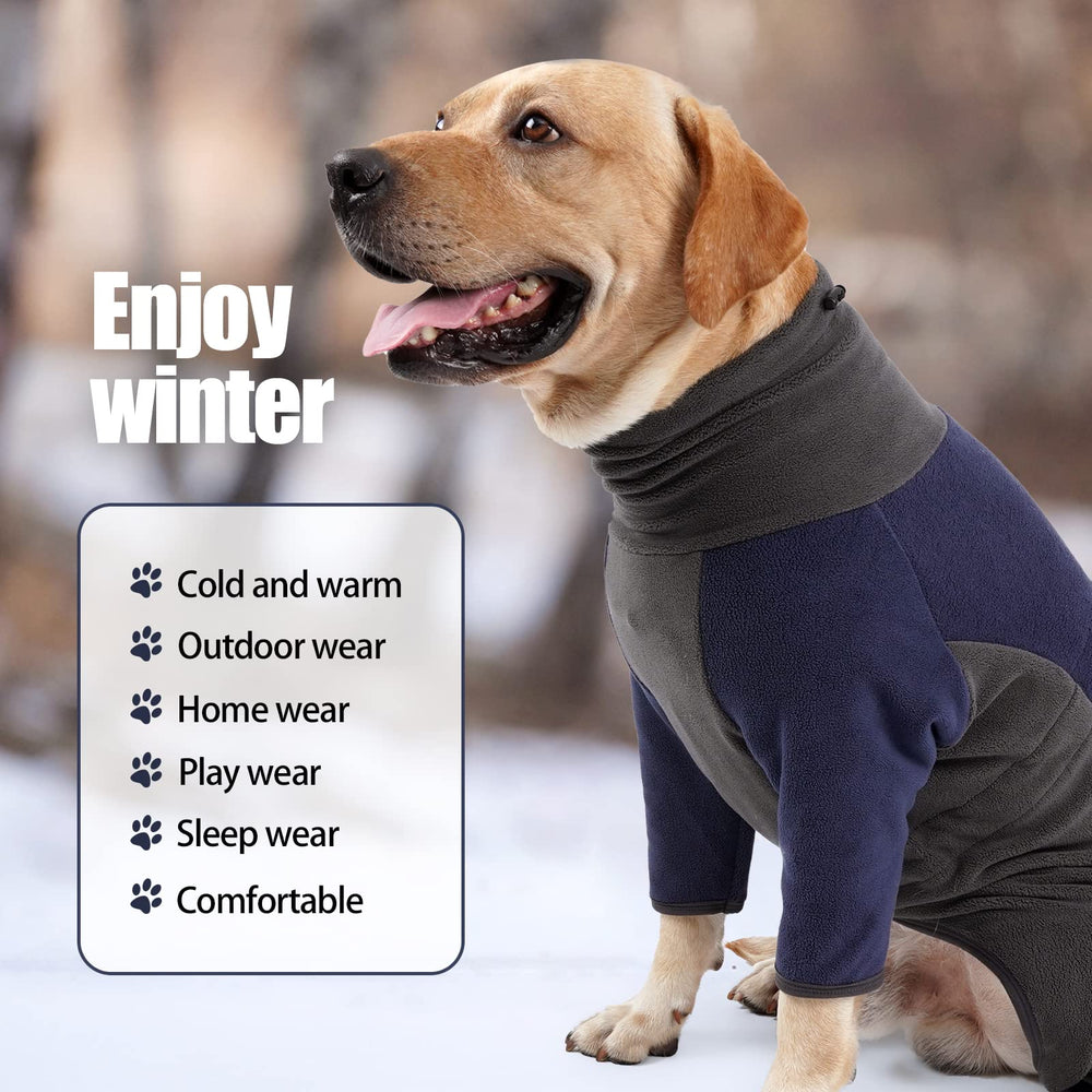 ODSSTAIPS windproof fleece layer helps dogs stay warmer during outdoor activities.
