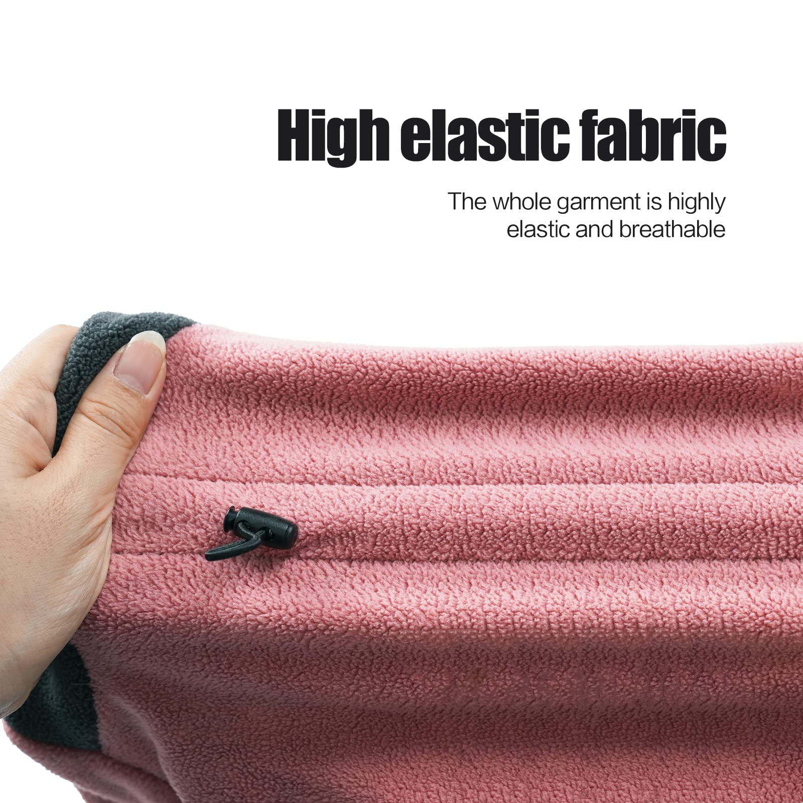 ODSSTAIPS winter coat full-coverage onesie provides wind protection