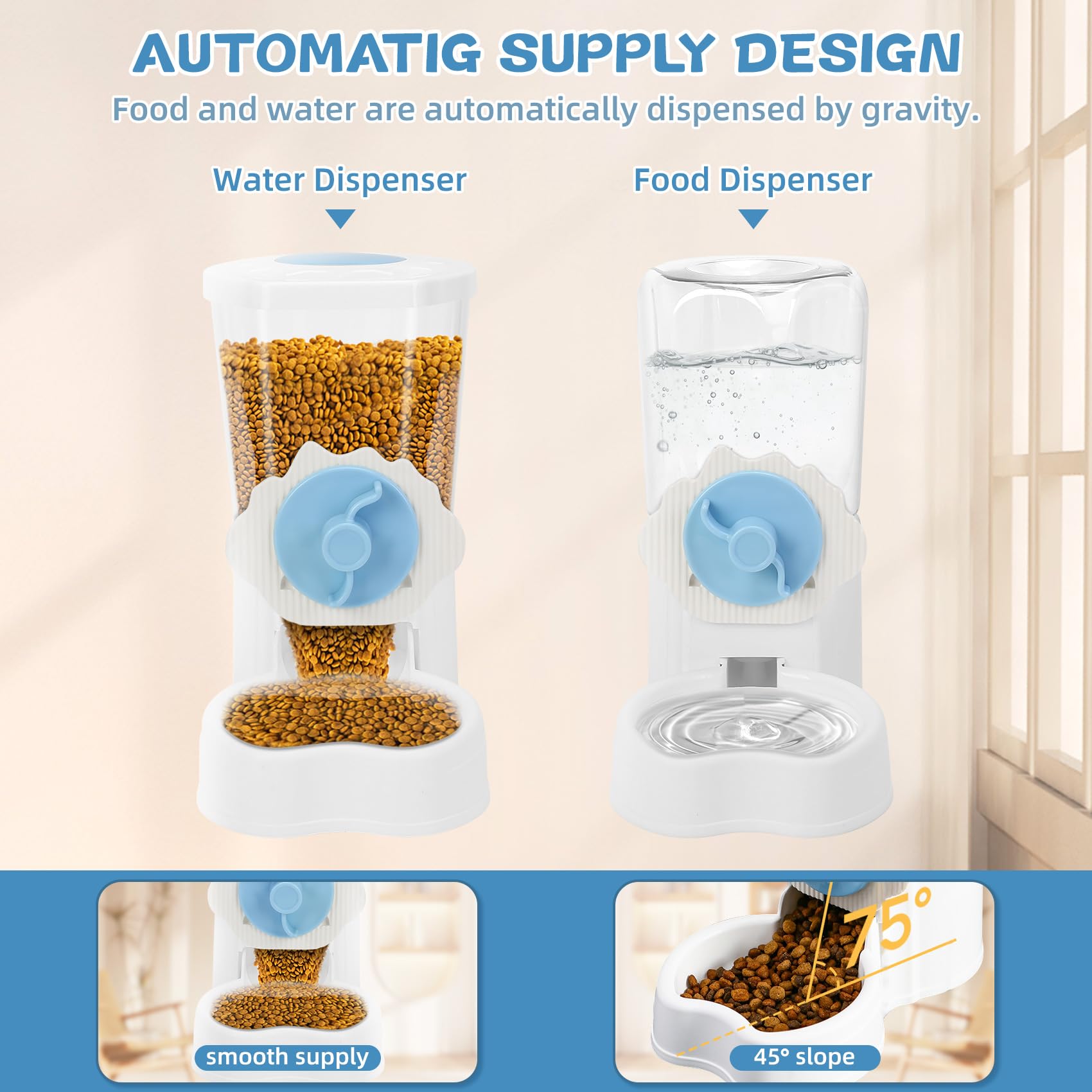OFFKITSLY water dispenser hanging ensuring steady hydration for cage-based pets