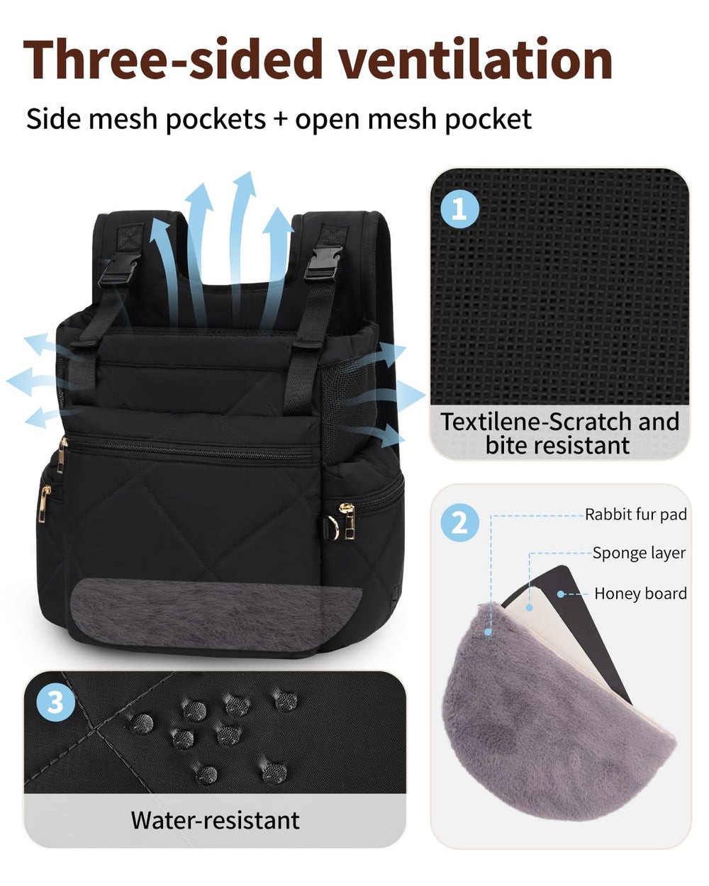 OFY Puffy drawstring-closure image emphasizes quick secure access during outings.