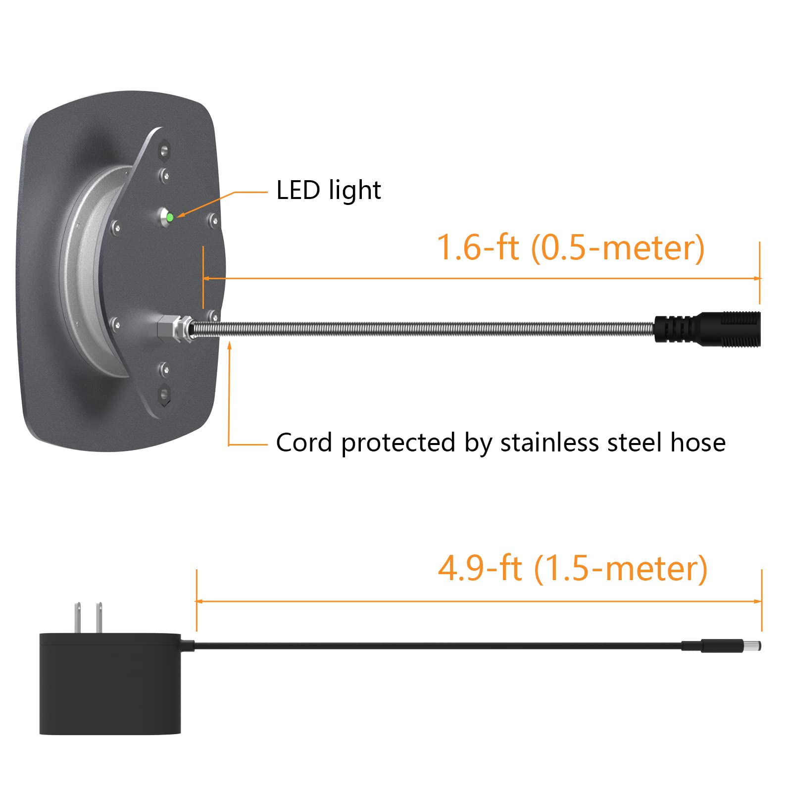 Ogioxam Bird Heater measures 5.3 by 5.3 inches for small birds.