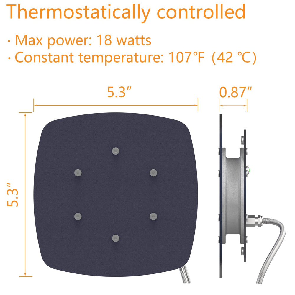 Ogioxam Bird Heater LED indicator shows working status and reliability.