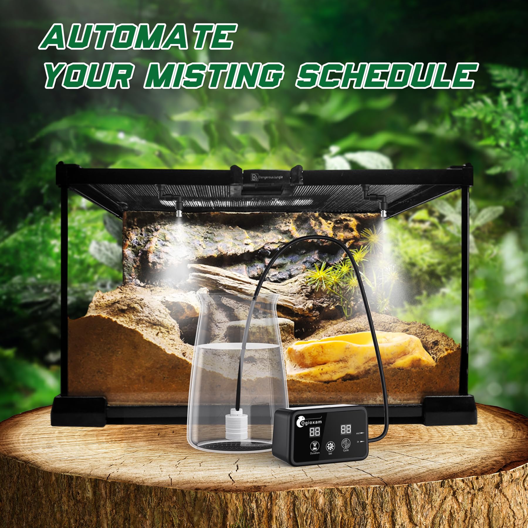 Ogioxam silent pump humidifier showing whisper-quiet operation for peaceful spaces.