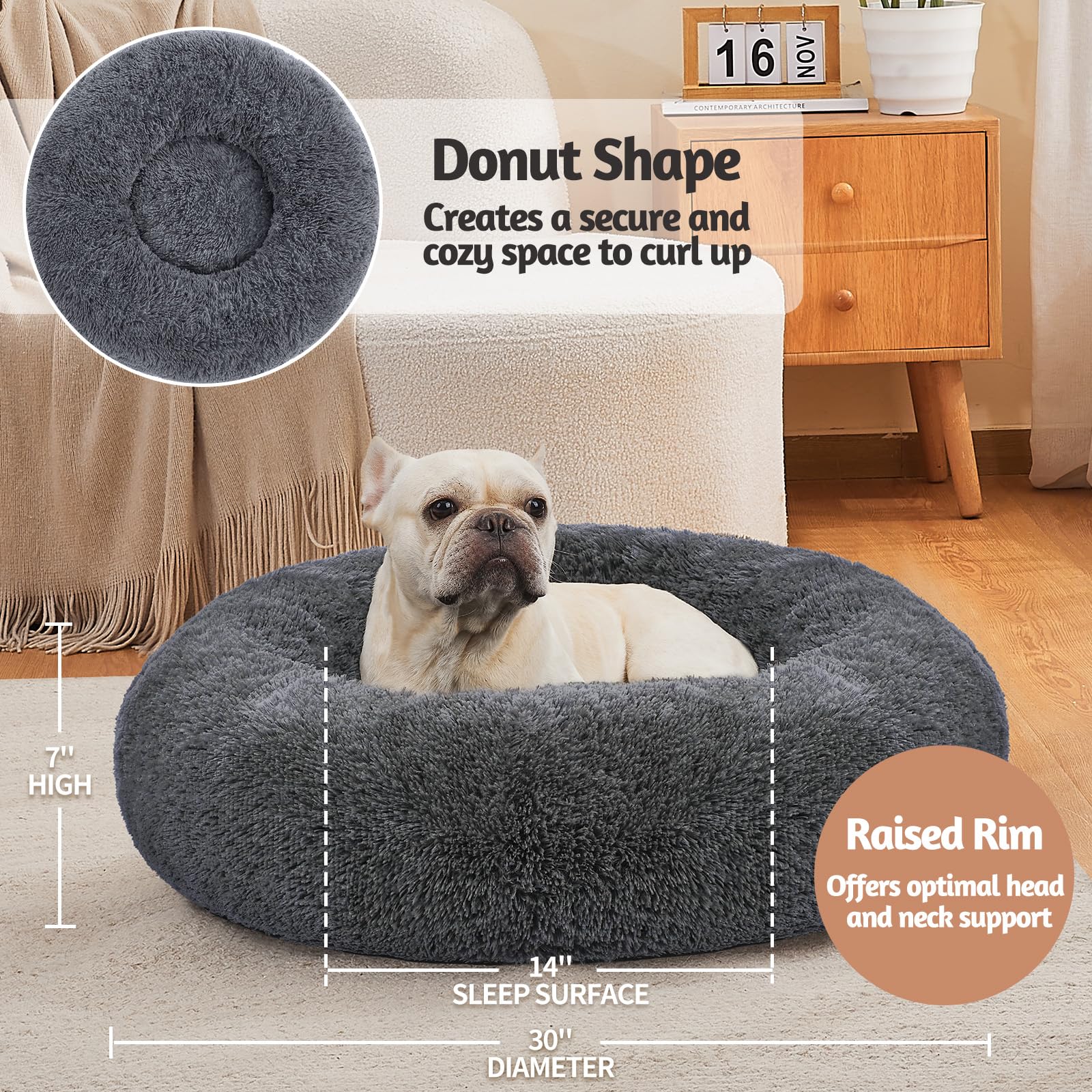 OhGeni ergonomic bolster design reduces neck strain and supports natural sleeping posture.