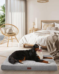 OhGeni orthopedic bed outer cover showing durable stitching for long-lasting use.