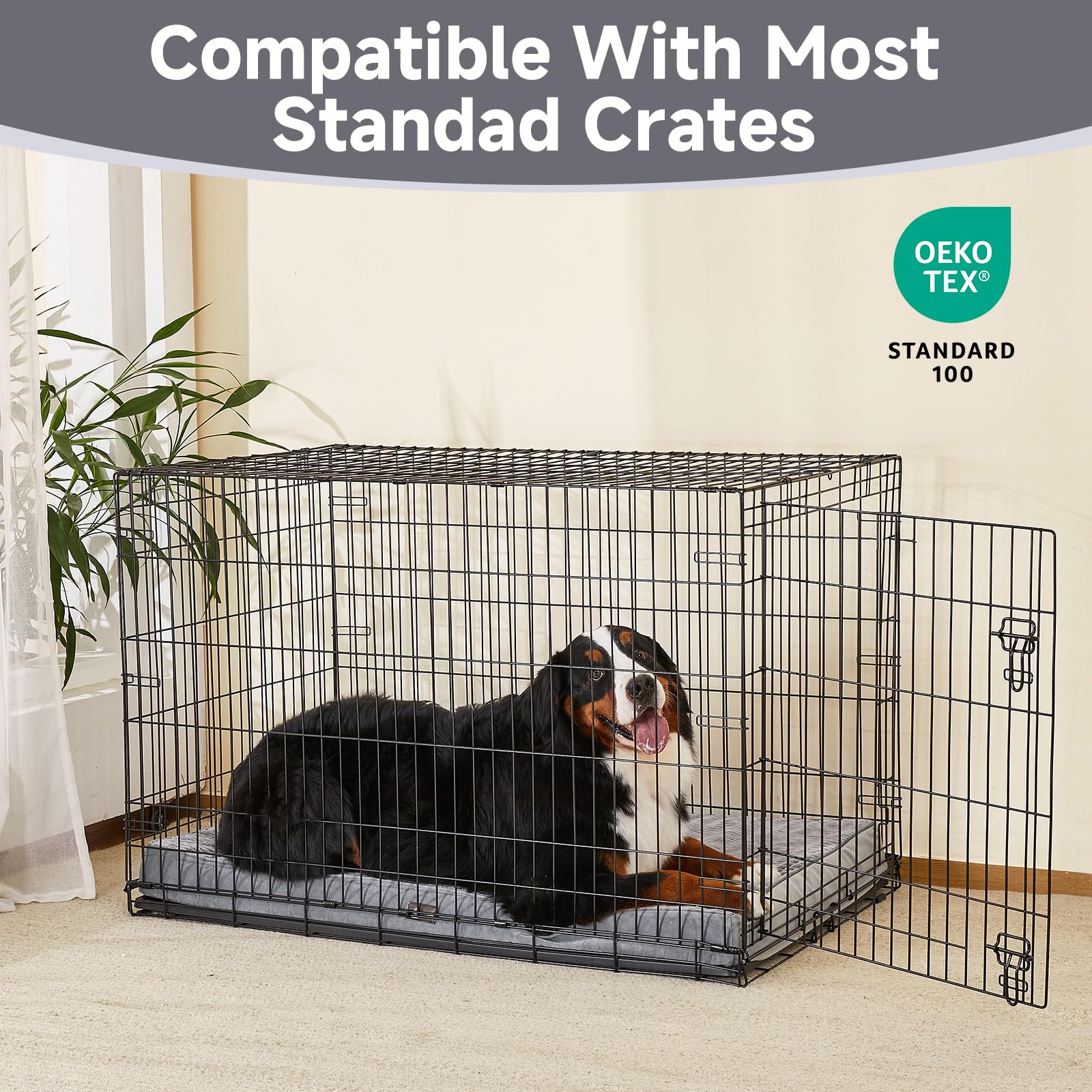 OhGeni Orthopedic Bed waterproof inner liner protects the foam and keeps the core dry.