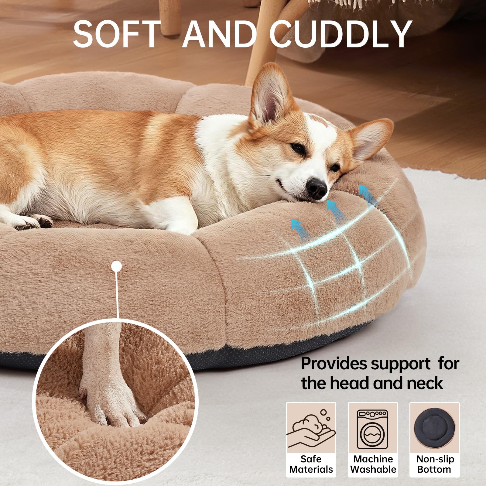 OhGeni ultra-soft short plush lining delivers skin-friendly warmth