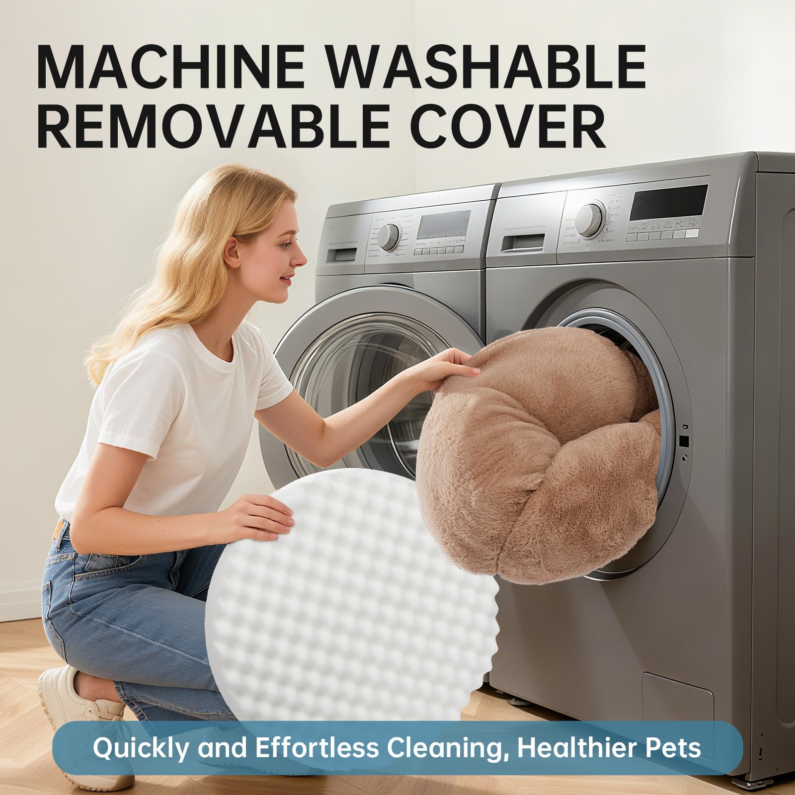 OhGeni waterproof liner protects foam and simplifies cleaning