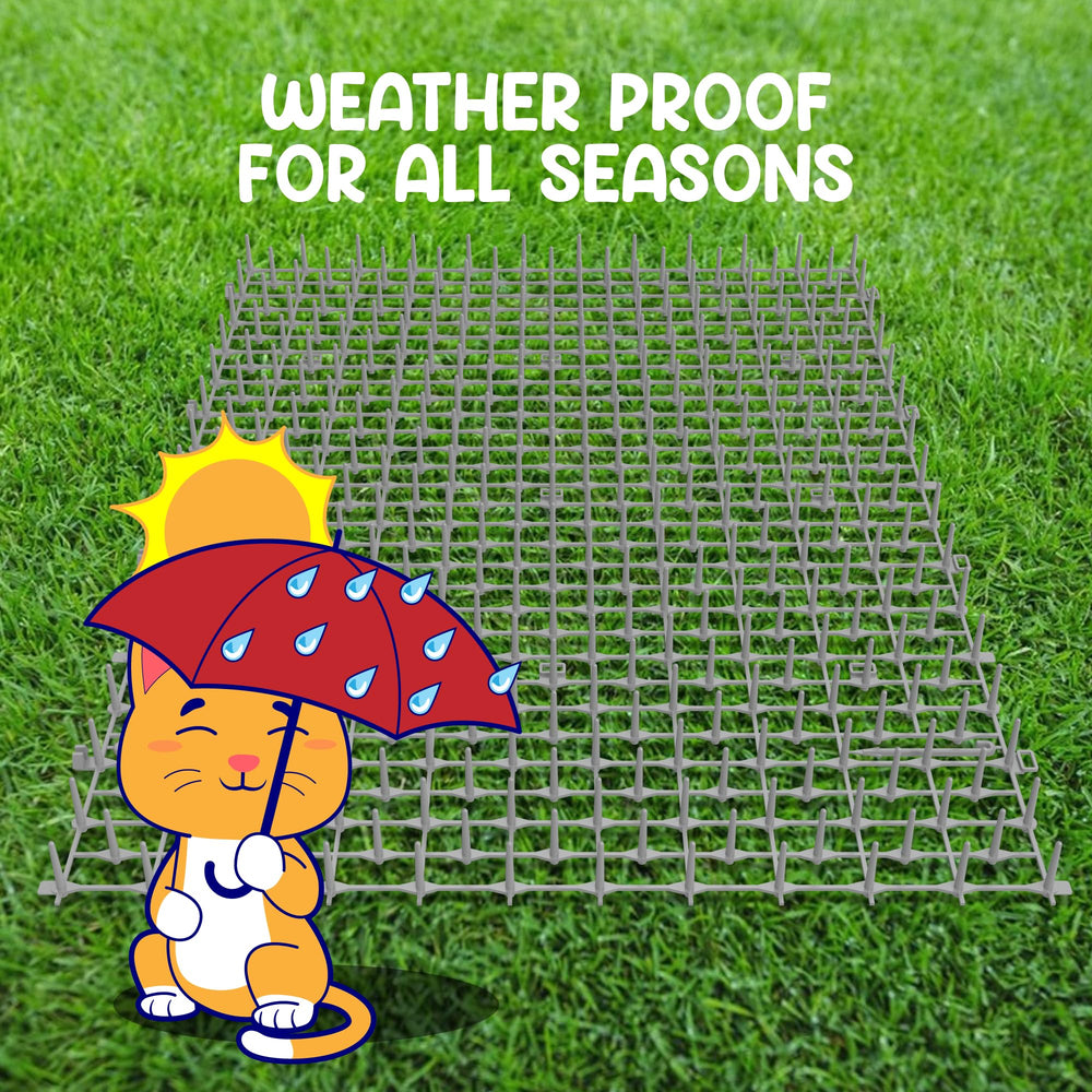 ohlela 16x12 inch scat mat covers 16 square feet for wide-area deterrence.
