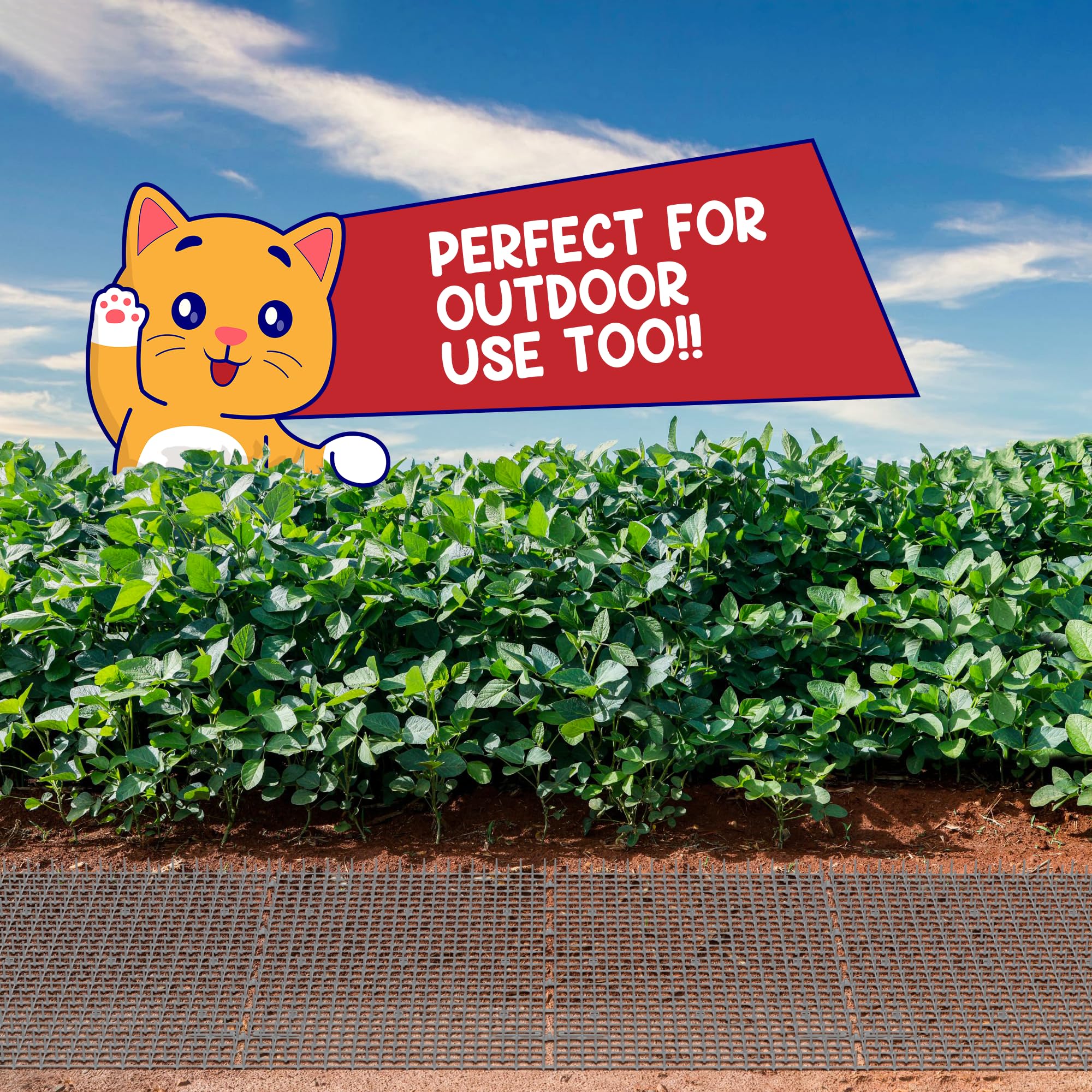 ohlela scat mat wrapped around a pole demonstrates flexible outdoor use.
