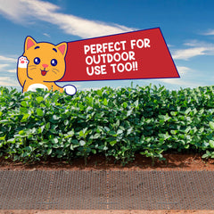 ohlela scat mat wrapped around a pole demonstrates flexible outdoor use.