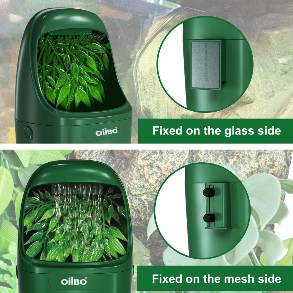 Oiibo Reptile Water Fountain quiet pump preserves terrarium ambience during activity