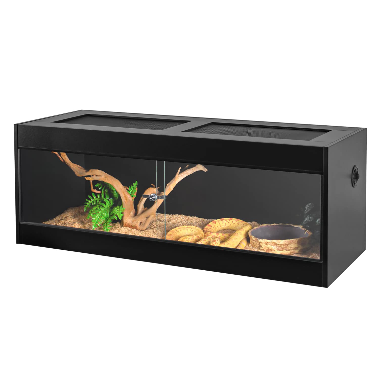 Oiibo wood enclosure assembly-friendly image suggests straightforward setup and maintenance.